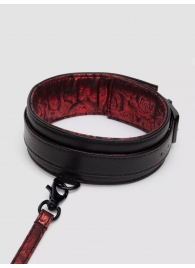 Стильный ошейник с поводком Reversible Faux Leather Collar and Lead - Fifty Shades of Grey - купить с доставкой в Прокопьевске