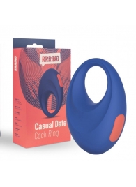 Синее эрекционное кольцо RRRING Casual Date Cock Ring - FeelzToys - в Прокопьевске купить с доставкой