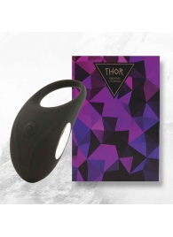 Черное эрекционное виброкольцо Thor Cockring - FeelzToys - в Прокопьевске купить с доставкой