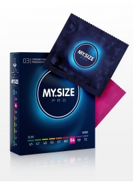 Презервативы MY.SIZE размер 64 - 3 шт. - My.Size - купить с доставкой в Прокопьевске