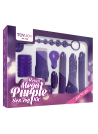 Эротический набор Toy Joy Mega Purple - Toy Joy - купить с доставкой в Прокопьевске