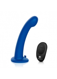 Синяя насадка Remote Control P-Spot G-Spot с черными трусиками - 20 см. - Pegasus - купить с доставкой в Прокопьевске