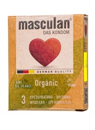 Экологически чистые презервативы Masculan Organic - 3 шт. - Masculan - купить с доставкой в Прокопьевске