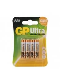 Батарейки алкалиновые GP Ultra Alkaline 24А AАA/LR03 - 4 шт. - Элементы питания - купить с доставкой в Прокопьевске