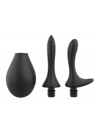 Черный анальный душ Nexus Anal Douche Set с 2 сменными насадками - Nexus Range - купить с доставкой в Прокопьевске