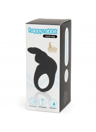 Черное эрекционное виброкольцо Happy Rabbit Rechargeable Rabbit Cock Ring - Happy Rabbit - в Прокопьевске купить с доставкой