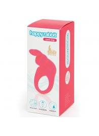 Розовое эрекционное виброкольцо Happy Rabbit Rechargeable Rabbit Cock Ring - Happy Rabbit - в Прокопьевске купить с доставкой