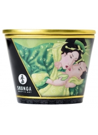 Массажная свеча Exotic Green Tea с ароматом зелёного чая - 170 мл. - Shunga - купить с доставкой в Прокопьевске