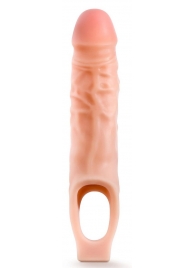 Телесная насадка на пенис 9 Inch Cock Sheath Extender - 22,2 см. - Blush Novelties - в Прокопьевске купить с доставкой