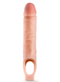 Телесная насадка на пенис 10 Inch Cock Sheath Extender - 25 см. - Blush Novelties - в Прокопьевске купить с доставкой