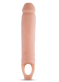 Телесная насадка на пенис 11.5 Inch Cock Sheath Penis Extender - 29,2 см. - Blush Novelties - в Прокопьевске купить с доставкой