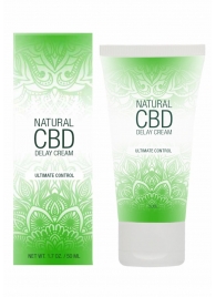 Крем-пролонгатор Natural CBD Delay Cream - 50 мл. - Shots Media BV - купить с доставкой в Прокопьевске