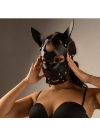 Черная маска  Собака  с ушками - Crazy Handmade - купить с доставкой в Прокопьевске