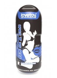 Мастурбатор-ротик с вибрацией Sex In A Can Mouth Lotus Tunnel - Lovetoy - в Прокопьевске купить с доставкой