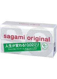 Ультратонкие презервативы Sagami Original 0.02 - 10 шт. - Sagami - купить с доставкой в Прокопьевске