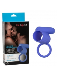 Синее эрекционное виброкольцо Silicone Rechargeable Endless Desires Enhancer - California Exotic Novelties - в Прокопьевске купить с доставкой