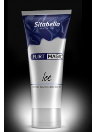 Силиконовая гель-смазка FLIRT MAGIC Ice с лёгким пролонгирующим эффектом - 75 мл. - Sitabella - купить с доставкой в Прокопьевске