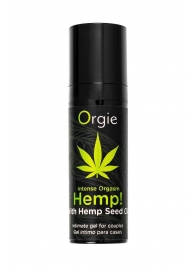 Возбуждающий интимный гель для пар ORGIE Hemp Intense Orgasm - 15 мл. - ORGIE - купить с доставкой в Прокопьевске Возбуждающий интимный гель для пар ORGIE Hemp Intense Orgasm - 15 мл. - ORGIE - купить с доставкой в Прокопьевске