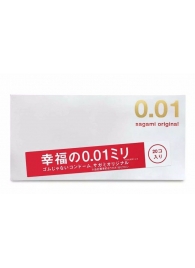 Ультратонкие презервативы Sagami Original 0.01 - 20 шт. - Sagami - купить с доставкой в Прокопьевске