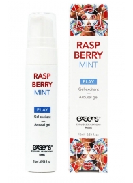 Возбуждающий гель Raspberry Mint с ароматом малины и мяты - 15 мл. - Exsens - купить с доставкой в Прокопьевске