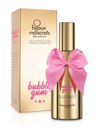 Гель с ароматом жвачки Bubblegum 2-in-1 Scented Silicone Massage And Intimate Gel - 100 мл. - Bijoux Indiscrets - купить с доставкой в Прокопьевске