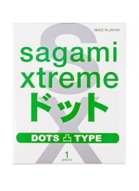 Презерватив Sagami Xtreme Type-E с точками - 1 шт. - Sagami - купить с доставкой в Прокопьевске