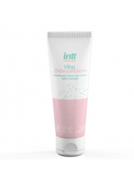 Лубрикант на водной основе Vibe Sensation с клубничным вкусом и легким вибрирующим эффектом - 50 гр. - INTT - купить с доставкой в Прокопьевске Лубрикант на водной основе Vibe Sensation с клубничным вкусом и легким вибрирующим эффектом - 50 гр. - INTT - купить с доставкой в Прокопьевске