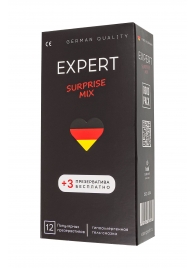 Презервативы EXPERT Surprise Mix - 12 шт.(+3 в подарок) - Expert - купить с доставкой в Прокопьевске