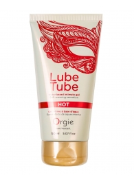 Интимный гель на водной основе Lube Tube Hot с разогревающим эффектом - 150 мл. - ORGIE - купить с доставкой в Прокопьевске