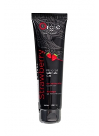 Интимный гель на водной основе Lube Tube Strawberry с клубничным вкусом - 100 мл. - ORGIE - купить с доставкой в Прокопьевске