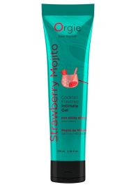 Съедобный интимный гель Orgie Lube Tube Cocktail Strawberry Mojito - 100 мл. - ORGIE - купить с доставкой в Прокопьевске