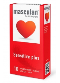 Презервативы Masculan Sensitive plus - 10 шт. - Masculan - купить с доставкой в Прокопьевске