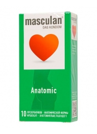 Презервативы анатомической формы Masculan Anatomic - 10 шт. - Masculan - купить с доставкой в Прокопьевске