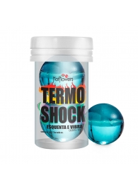 Интимный гель Termo Shock Hot Ball с разогревающе-покалывающим эффектом (2 шарика по 3 гр.) - HotFlowers - купить с доставкой в Прокопьевске