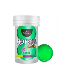 Лубрикант на силиконовой основе Hot Ball Plus с покалывающим эффектом (2 шарика по 3 гр.) - HotFlowers - купить с доставкой в Прокопьевске