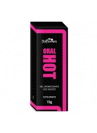 Гель для оральных ласк Oral Hot с согревающим эффектом - 15 гр. - HotFlowers - купить с доставкой в Прокопьевске