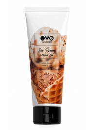 Лубрикант на водной основе OYO Aroma Gel Ice Cream с ароматом пломбира - 75 мл. - OYO - купить с доставкой в Прокопьевске