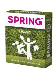 Классические презервативы SPRING CLASSIC - 3 шт. - SPRING - купить с доставкой в Прокопьевске