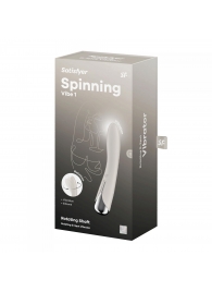 Телесный вибратор-ротатор Spinning Vibe 1 - 18 см. - Satisfyer купить в Прокопьевске с доставкой в Orgasmix.ru Телесный вибратор-ротатор Spinning Vibe 1 - 18 см. - Satisfyer