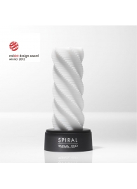 Белый 3D мастурбатор SPIRAL - Tenga - в Прокопьевске купить с доставкой