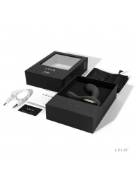 Чёрный перезаряжаемый стимулятор простаты Bruno Black - Lelo - в Прокопьевске купить с доставкой