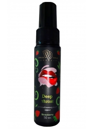 Спрей для горла Deep Throat с десенсибилизирующим эффектом и вкусом клубники - 50 мл. - БиоМед - купить с доставкой в Прокопьевске