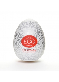 Мастурбатор-яйцо Keith Haring EGG PARTY - Tenga - в Прокопьевске купить с доставкой