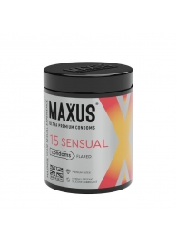 Анатомические презервативы MAXUS Sensual - 15 шт. - Maxus - купить с доставкой в Прокопьевске