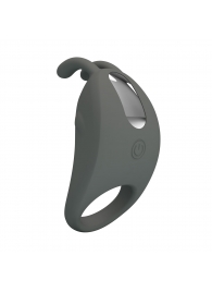 Серое эрекционное кольцо с вибрацией Master Ring - Baile - в Прокопьевске купить с доставкой