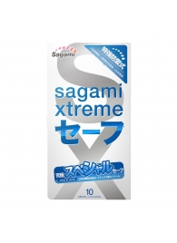 Презервативы Sagami Xtreme Ultrasafe с двойным количеством смазки - 10 шт. - Sagami - купить с доставкой в Прокопьевске