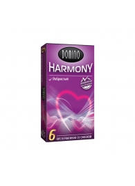 Презервативы с рёбрышками Domino Harmony - 6 шт. - Domino - купить с доставкой в Прокопьевске