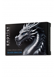 Капсулы для мужчин Erotist Silver Dragon для усиления эрекции - 10 капсул - Erotist Libido Booster - купить с доставкой в Прокопьевске