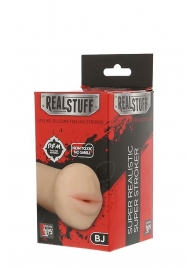 Нежный мастурбатор-ротик REALSTUFF 5INCH MASTURBATOR BJ - Dream Toys - в Прокопьевске купить с доставкой