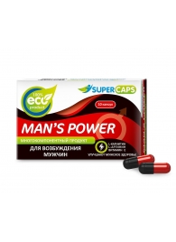 Возбуждающее средство Man’s power - 10 капсул (+1 в подарок) - SuperCaps - купить с доставкой в Прокопьевске
